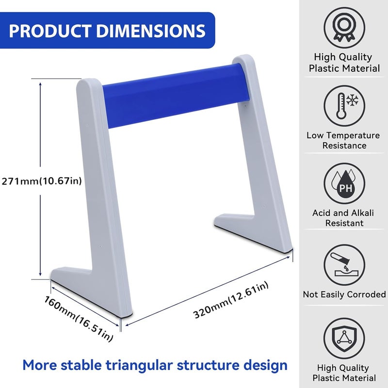 Weramics Store Plastic lab Pipette Rack Holder Stand Scientific Lab Linear Pipettor Holder Stand Bracket for Hanging 7-8 Laboratory Micropipette - Image 2